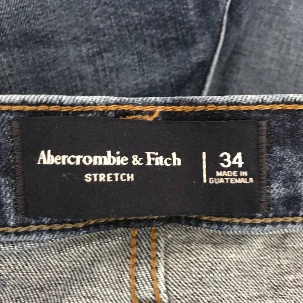 ABERCROMBIE Stretch Mens Distressed Jeans Short | 34